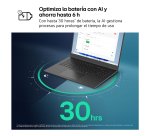 LG Gram 14ZD90T-G.AX88B ordenador portatil Intel Core Ultra 7 255H Portátil 35,6 cm (14") WUXGA 32 GB LPDDR5x-SDRAM 1 TB SSD Wi-Fi 6E (802.11ax) FreeDOS Español Negro
