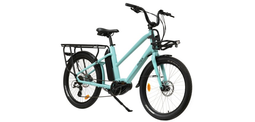 Nilox 30NXEBCMMV1 bicicletta elettrica Blu Alluminio 61 cm (24") Litio