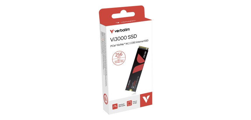 Verbatim Vi3000 256 GB M.2 PCI Express 3.0 NVMe
