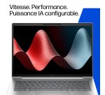 HP E0FC0ET laptop Copilot+ PC AMD Ryzen AI 5 Ordinateur portable 35,6 cm (14") WUXGA 24 Go DDR5-SDRAM 512 Go SSD Wi-Fi 7 (802.11be) Windows 11 Pro Argent