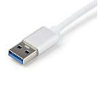 StarTech.com Adaptateur Réseau USB 3.0 vers Gigabit - Argent - Design Élégant en Aluminium pour MacBook, Chromebook ou Tablette - Support de Pilote Natif