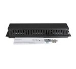 StarTech.com Goulotte Horizontale de Gestion des Câbles pour Rack de Serveur 2U avec Couvercle - Panneau de Chemin de Câbles pour Rack de Réseau 19" - Goulotte à Fentes pour Câbles