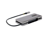 StarTech.com Hub USB C 4 Ports - 4x Ports USB-C, USB 3.1 10Gbps - Hub USB 3.2 Portable avec Power Delivery Pass-Through 100W - Hub USB Type C avec Câble Enveloppant de 32cm - Splitter USB-C