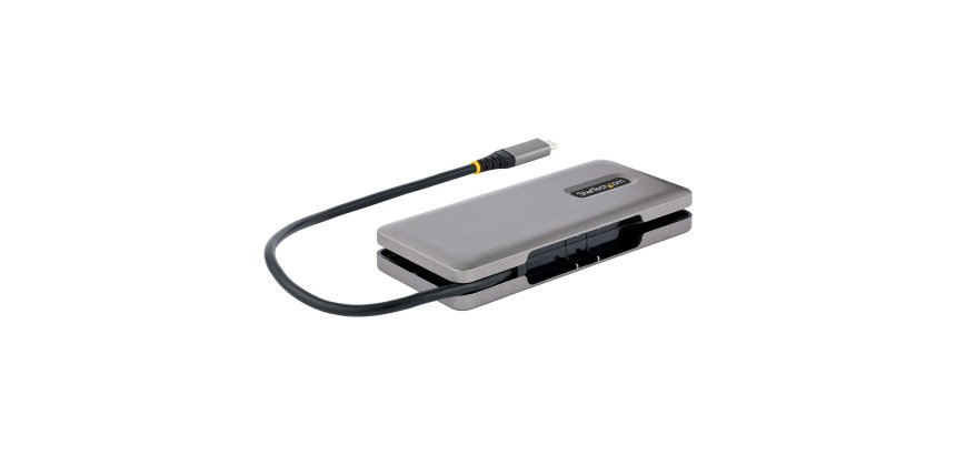 StarTech.com Hub USB C 4 Ports - 4x Ports USB-C, USB 3.1 10Gbps - Hub USB 3.2 Portable avec Power Delivery Pass-Through 100W - Hub USB Type C avec Câble Enveloppant de 32cm - Splitter USB-C