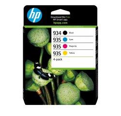 HP 934 Black/935 Cyan/Magenta/Yellow 4-pack Original Ink Cartridges