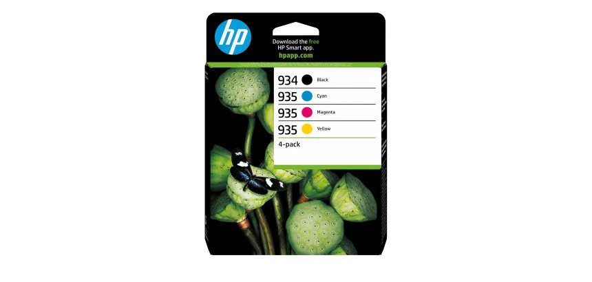 HP 934 Black/935 Cyan/Magenta/Yellow 4-pack Original Ink Cartridges