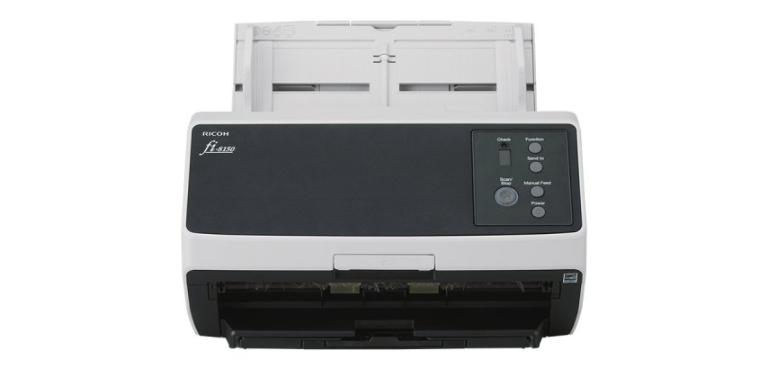 Ricoh FI-8150 ADF + Manual feed scanner 600 x 600 DPI A4 Black, Grey