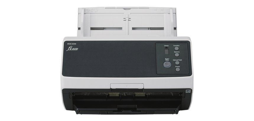 Ricoh FI-8150 Numériseur chargeur automatique de documents (adf) + chargeur manuel 600 x 600 DPI A4 Noir, Gris