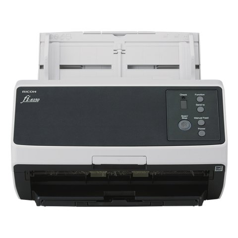 Ricoh FI-8150 Alimentador automático de documentos (ADF) + escáner de alimentación manual 600 x 600 DPI A4 Negro, Gris