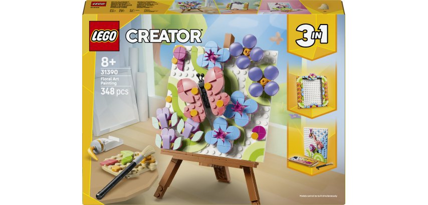 LEGO Creator Floral Art Decor Painting