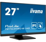 iiyama ProLite T2754MSC-B1AG écran plat de PC 68,6 cm (27") 1920 x 1080 pixels Full HD LED Écran tactile Multi-utilisateur Noir