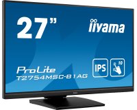 iiyama ProLite T2754MSC-B1AG écran plat de PC 68,6 cm (27") 1920 x 1080 pixels Full HD LED Écran tactile Multi-utilisateur Noir