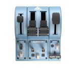 Thrustmaster TCA Quadrant Add-On Airbus Edition Blu Simulazione di Volo Analogico/Digitale PC