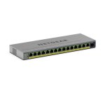 NETGEAR GS116EP Géré L2/L3 Gigabit Ethernet (10/100/1000) Connexion Ethernet, supportant l'alimentation via ce port (PoE) Gris