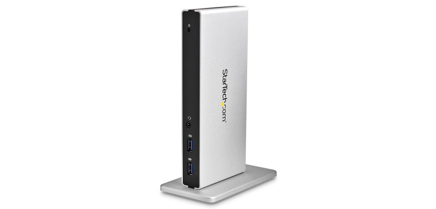 StarTech.com Dual-Monitor USB 3.0 Docking Station with DVI and Vertical Stand