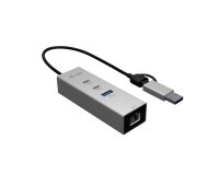i-tec USB-C/USB-A Metal HUB 3 (2x USB-C, 1x USB-A) Port + 2.5GLAN