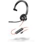 Poly Micro-casque Blackwire 3310 monaural USB-C + adaptateur USB-C/A