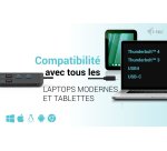 i-tec USB-C HDMI Dual DP Docking Station with Power Delivery 100 W + Universal Charger 100 W