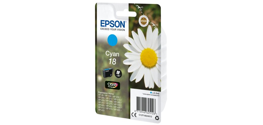 Epson 18 - Cyan - original - Tintenpatrone