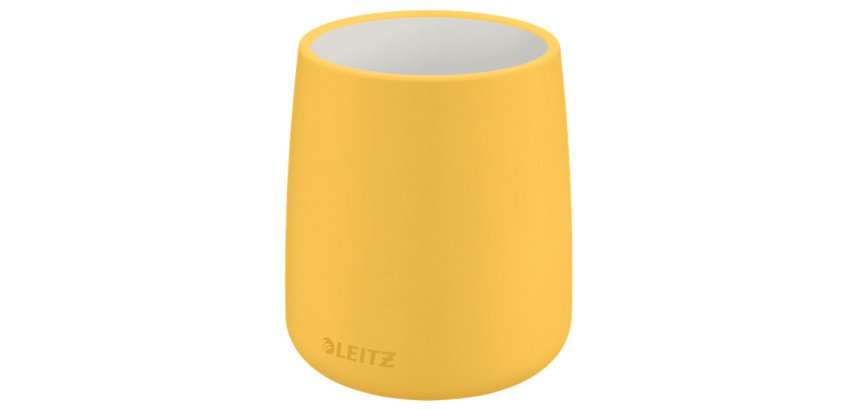 Pot à crayons Cosy, céramique, H108 x D85, jaune