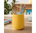 Pot à crayons Cosy, céramique, H108 x D85, jaune