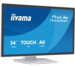 iiyama ProLite T2452MSC-W1AG écran plat de PC 60,5 cm (23.8") 1920 x 1080 pixels Full HD LED Écran tactile Blanc