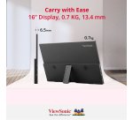 Viewsonic VA1650 computer monitor 40.6 cm (16") 1920 x 1080 pixels Full HD LED Black