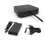 i-tec USB-C Dual Display Docking Station with Power Delivery 65W + Universal Charger 77 W
