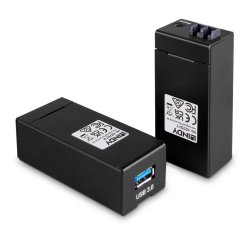 Lindy 42707 extensor audio/video Transmisor y receptor de señales AV Negro
