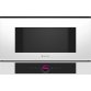 BOSCH Micro ondes Encastrable BFL7221W1, Série 8, 21 litres, Niche 38 cm