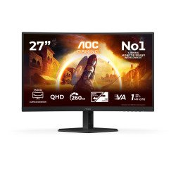 AOC G4 CQ27G4ZE Monitor PC 68,6 cm (27") 2560 x 1440 Pixel Quad HD LCD Nero, Rosso