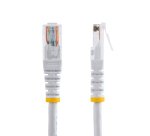 StarTech.com Cable de Red Ethernet 15m UTP Patch Cat5e Cat 5e RJ45 Moldeado - Blanco