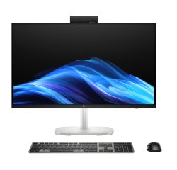 HP EliteStudio 8 G1i AI PC Wolf Pro Security Edition Intel Core Ultra 5 235 68,6 cm (27") 2560 x 1440 pixels PC All-in-One 16 Go DDR5-SDRAM 512 Go SSD Windows 11 Pro Wi-Fi 6E (802.11ax) Argent