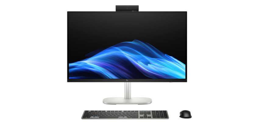 HP EliteStudio 8 G1i AI PC Wolf Pro Security Edition Intel Core Ultra 5 235 68,6 cm (27") 2560 x 1440 pixels Écran tactile PC All-in-One 16 Go DDR5-SDRAM 512 Go SSD Windows 11 Pro Wi-Fi 6E (802.11ax) Argent