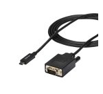 StarTech.com Cable de 2m USB C a VGA - Cable Adaptador Activo de Vídeo de 1920x1200/1080p USB Tipo C a VGA - Compatible con Thunderbolt 3 - De Portátil a Monitor VGA - Modo DP Alt HBR2