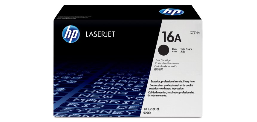 HP Cartucho de tóner original LaserJet 16A negro