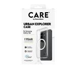 PanzerGlass CARE™ by ® Urban Explorer Case Transparent mit Weiß Qi Samsung Galaxy S26 Schutzhülle für Mobiltelefone Hülle