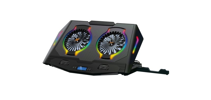 Conceptronic THYIA ERGO 2-Fan Gaming Laptop Cooling Stand