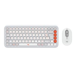 Logitech 920-013110 clavier Souris incluse Universel Bluetooth AZERTY Français Blanc