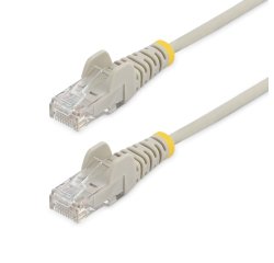 StarTech.com 1 m CAT6 Cable - Slim - Snagless RJ45 Connectors - Grey