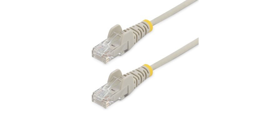 StarTech.com 2 m Cat6-Kabel - Schlank - Snagless RJ45-Anschlüsse - Grau