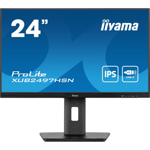 iiyama ProLite XUB2497HSN-B2 computer monitor 60,5 cm (23.8") 1920 x 1080 Pixels Full HD LED Zwart