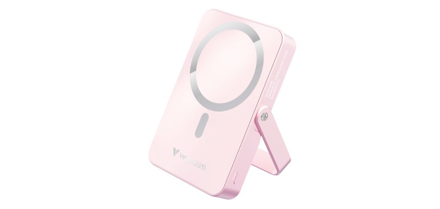 Verbatim Charge 'n' Go Magnetic Wireless Lithium Polymère (LiPo) 10000 mAh Recharge sans fil Rose