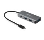 StarTech.com Hub USB-C à 4 Ports (10Gbps) avec 3x USB-A & 1x USB-C - Power Delivery Passthrough 100W - Adaptateur USB 3.2 Gen 2 Type C pour PC Portable - Compatible avec TB3