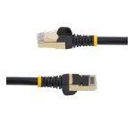 StarTech.com Cordon de raccordement CAT6a - 7,5 m - Sans crochet - Câble patch RJ45 - Noir
