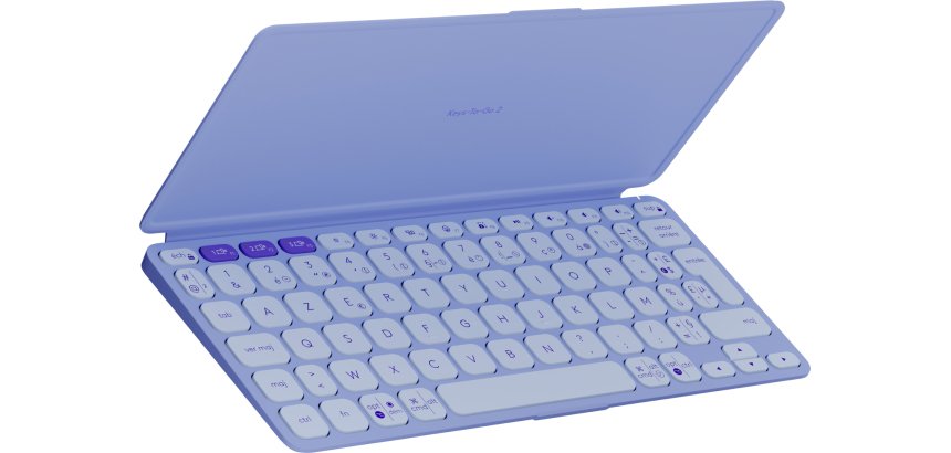 Logitech 920-012969 clavier pour tablette AZERTY Français Bluetooth Lilas
