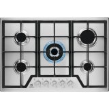 ELECTROLUX Plaque gaz KGS7536SX 5 foyers dont 1 wok , inox