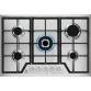 ELECTROLUX Plaque gaz KGS7536SX 5 foyers dont 1 wok , inox