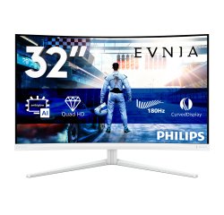 Philips Evnia 5000 32M2C5501/00 écran plat de PC 80 cm (31.5") 2560 x 1440 pixels Quad HD LCD Blanc