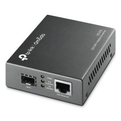 TP-Link Omada MC420L convertisseur de support réseau 10000 Mbit/s Multimode, Monomode Noir